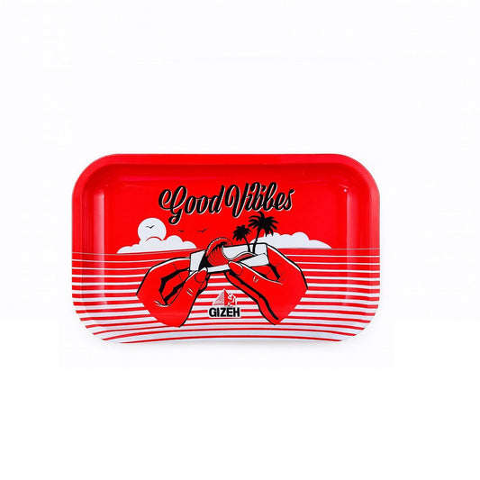 Gizeh Rolling Tray - Red
