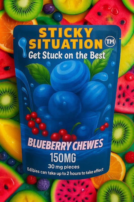 Sticky Situation - Blueberry Chewies 150mg