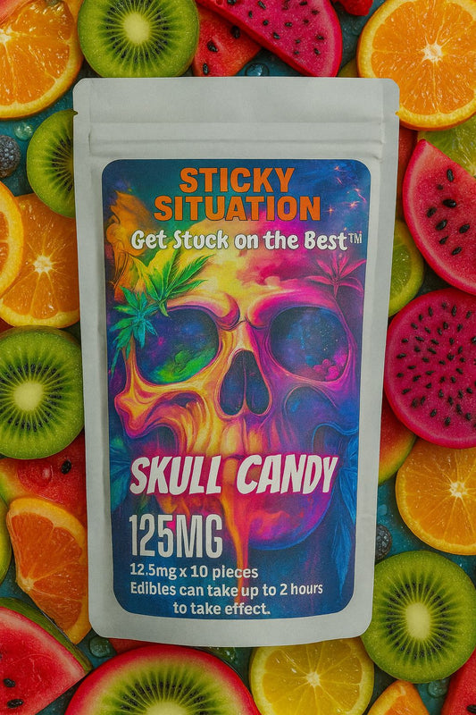 Sticky Situation – Skull Candy 125mg