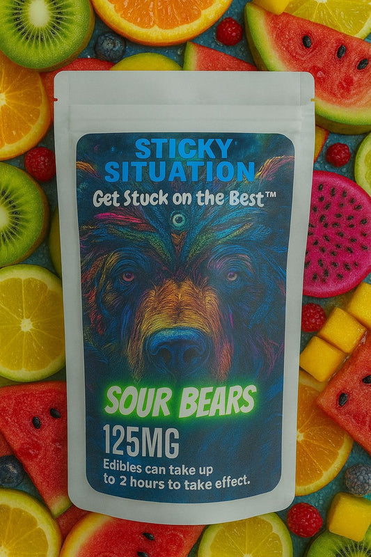 Sticky Situation – Sour Bears 125mg