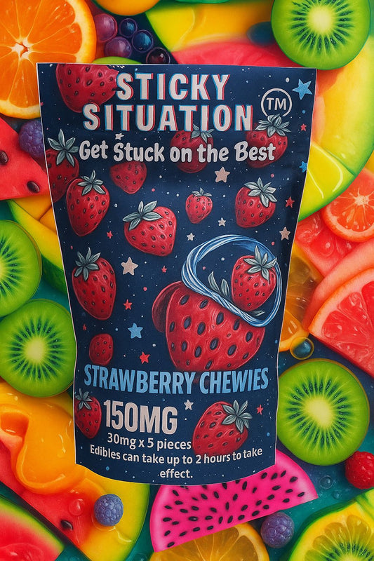 Sticky Situation - Strawberry Chewies 150mg