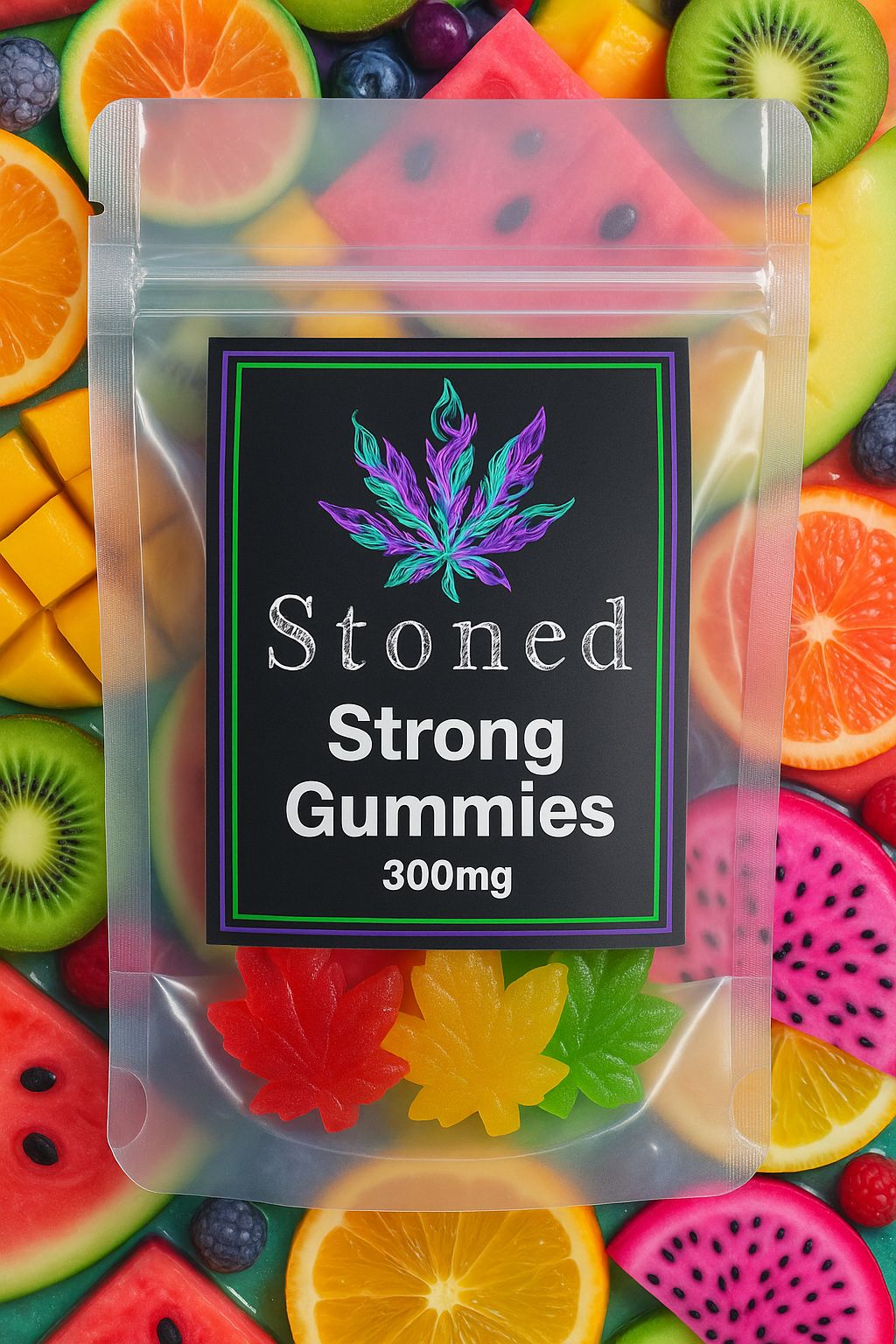 Stoned Strong Gummies 300mg
